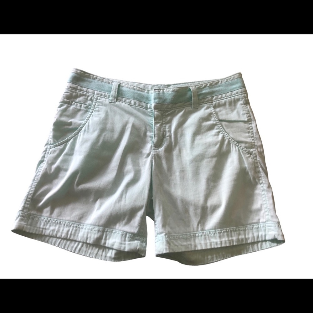 Athleta 6” Fo Sho Short Glass Blue Pockets Inner Drawstring Size 4 Summer